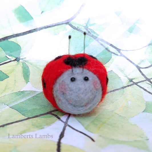 Little needle felted Ladybird