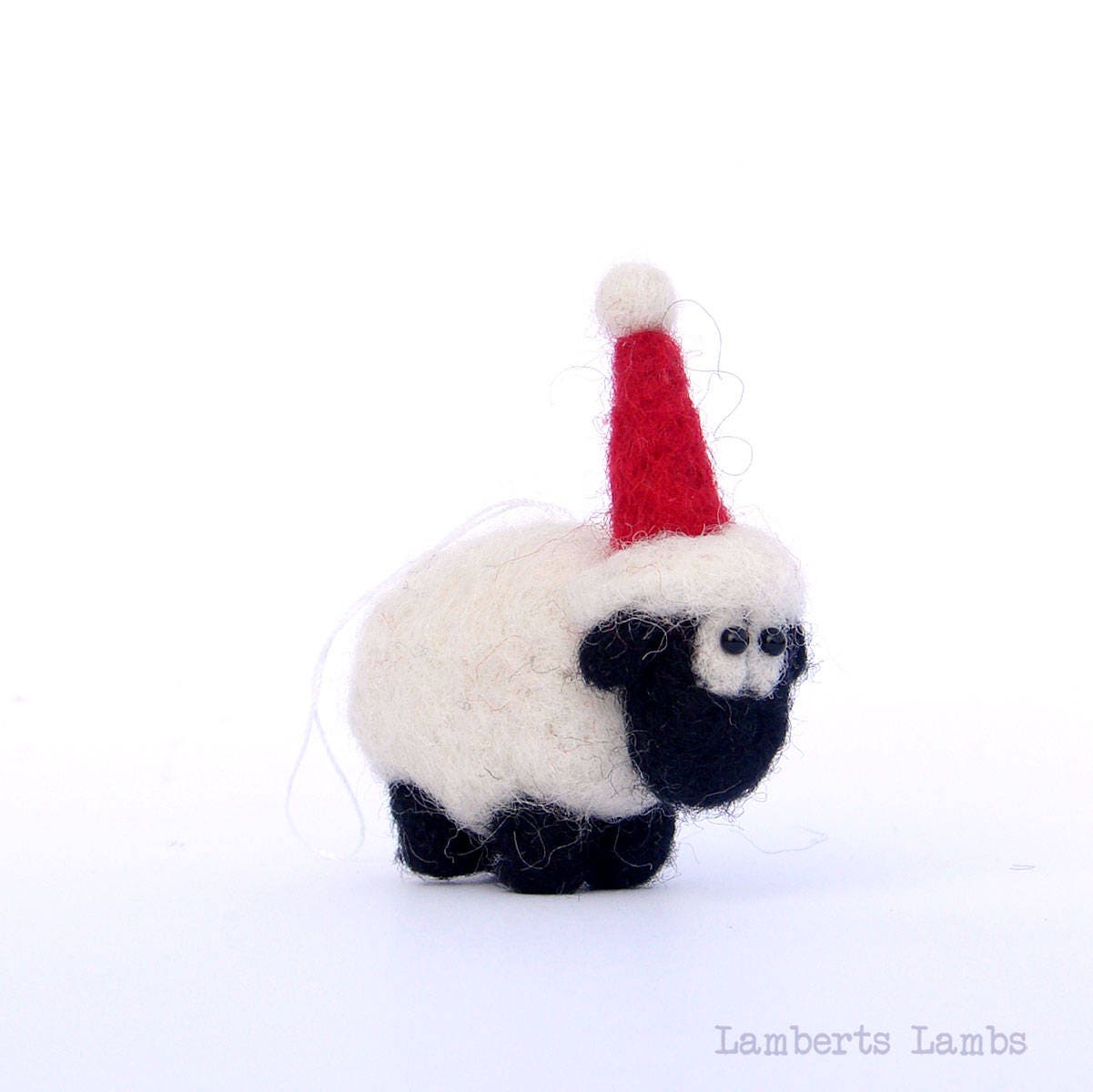 Needle Felted Sheep Christmas decoration