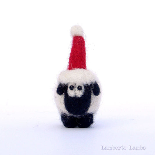 Needle Felted Sheep Christmas decoration