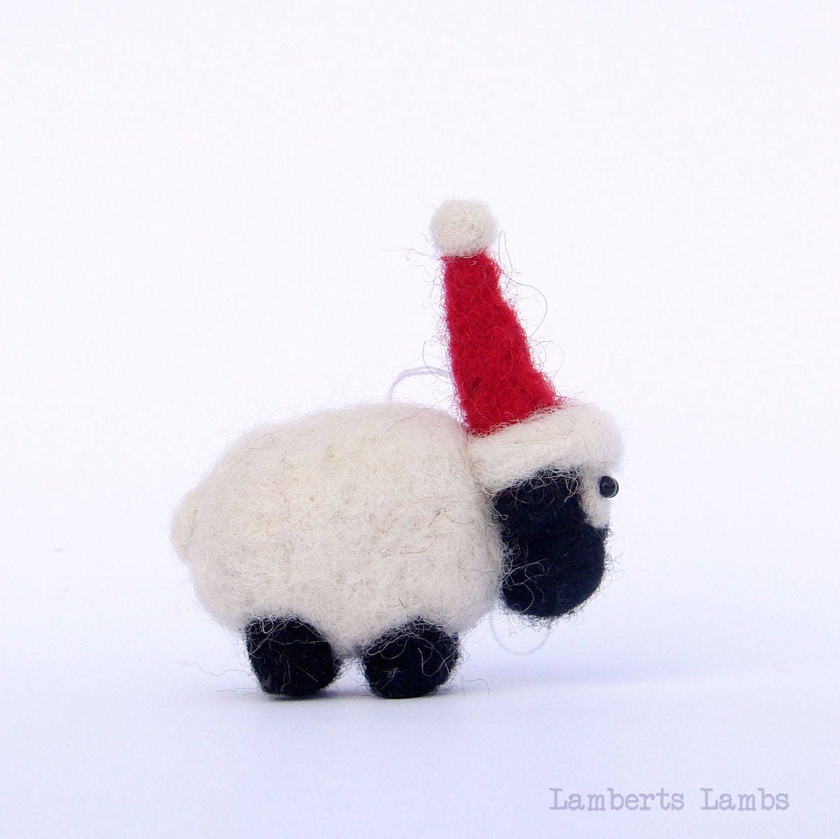 Needle Felted Sheep Christmas decoration