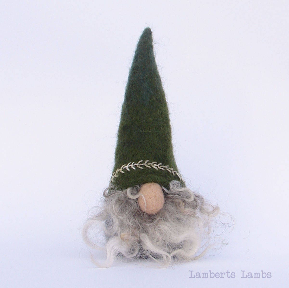 Needle Felted Scandinavian Gnome  Nordic Gnome Felted Tomte  Wool Nisse