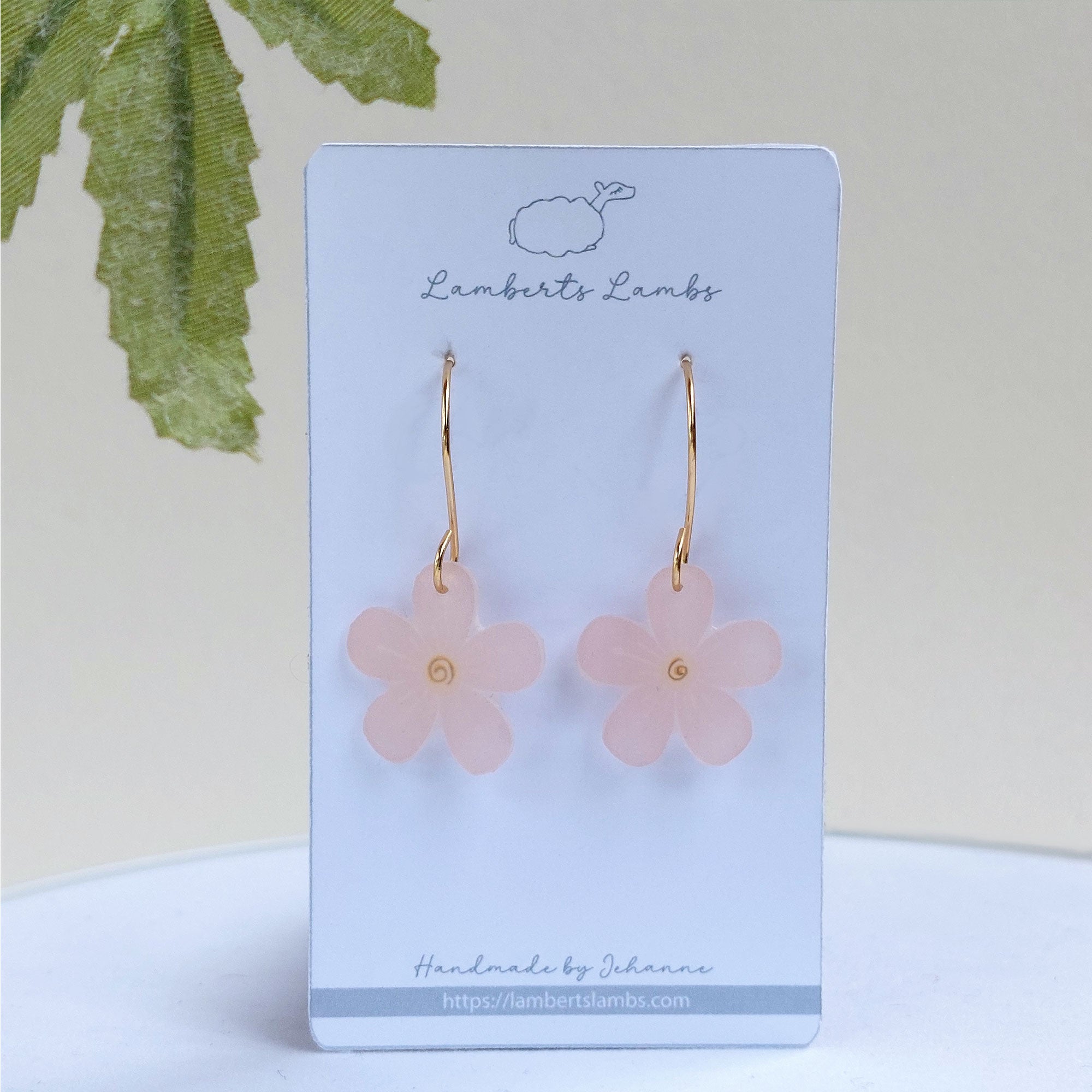pink simple daisy earing 5 pink simple daisy earing 5